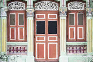 Singapore, traditional shophouse architecture Singapore, traditional shophouse architecture