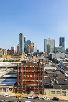 The skyline from Long Island City looking towards Queens in New York City, USA The skyline from Long Island City looking towards Queens in New York City, USA