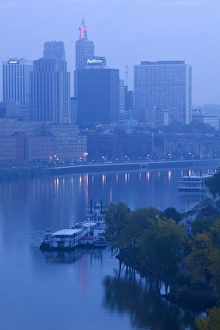 Images Dated 2005 October: St. Paul Skyline Print from Smith Avenue Bridge View