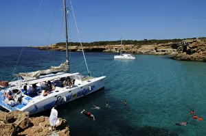 Snorkeling trips, Cala Conta, Ibiza, Ibiza and Formentera, Balearic Islands, Spain Snorkeling trips, Cala Conta, Ibiza, Ibiza and Formentera, Balearic Islands, Spain