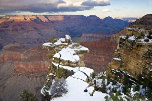 Snow, South Rim, Grand Canyon, Arizona, USA Snow, South Rim, Grand Canyon, Arizona, USA