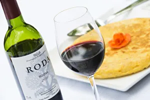 Spain, La Rioja, Haro. Lunch at Roda, a modern Rioja winery Spain, La Rioja, Haro. Lunch at Roda, a modern Rioja winery