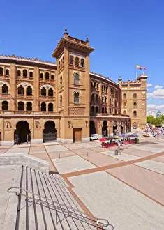Spain, Madrid, Exterior view of the Bullring Plaza de Toros de Las Ventas Spain, Madrid, Exterior view of the Bullring Plaza de Toros de Las Ventas