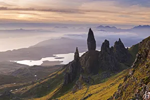 Spectacular mountain scenery at the Old Man of Storr on the Isle of Skye, Scotland, UK Spectacular mountain scenery at the Old Man of Storr on the Isle of Skye, Scotland, UK