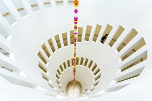 Spiral staircase, Leeum, Samsung Museum of Art, Seoul, South Korea Spiral staircase, Leeum, Samsung Museum of Art, Seoul, South Korea