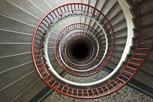 Prints of Spiral Staircase in the Neboticnik building Ljubljana, Slovenia Slovenia Prints: Spiral Staircase Print - Neboticnik Building, Ljubljana