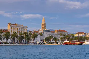 Split Harbour Print, Dalmatian Coast, Croatia