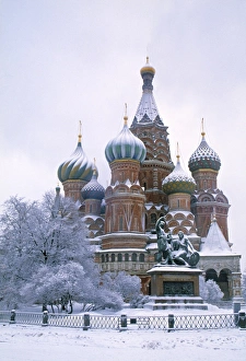 Moscow Tourist Attractions Prints: St. Basils