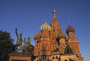 St. Basil's Cathedral Print, Red Square Moscow Russia