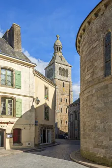 St. Croix church at Quimperle, Departement Finistere, Brittany, France St. Croix church at Quimperle, Departement Finistere, Brittany, France