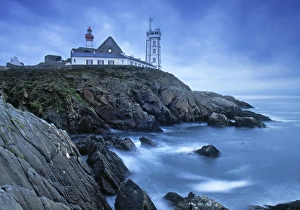 Brittany Coastline Images Prints: St. Mathieu lighthouse