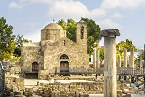 St Pauls Pillar and Agia Kyriaki church or the ancient Chrysopolitissa Basilica St Pauls Pillar and Agia Kyriaki church or the ancient Chrysopolitissa Basilica