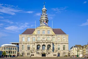 Stadhuis city hall on Markt, the towns market square, Maastricht, Limburg Stadhuis city hall on Markt, the towns market square, Maastricht, Limburg