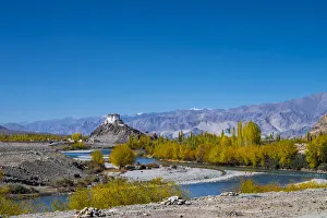 Stakna Monastery, Leh, Ladakh, North India. View from opposite bank of Indus river Stakna Monastery, Leh, Ladakh, North India. View from opposite bank of Indus river