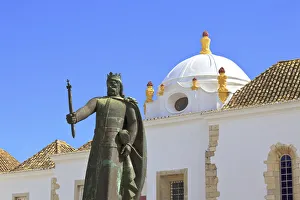 Statue of Alfonso lll Infront of The Archaeological Museum and Monastery of Nossa Statue of Alfonso lll Infront of The Archaeological Museum and Monastery of Nossa