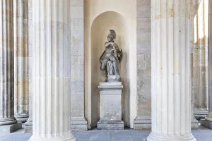Statue beside the Brandenburg Gate, Berlin, Germany Statue beside the Brandenburg Gate, Berlin, Germany