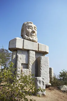 Statue of Paul Kruger at Paul Kruger Gate, Kruger National Park, Mpumalanga, South Africa Statue of Paul Kruger at Paul Kruger Gate, Kruger National Park, Mpumalanga, South Africa