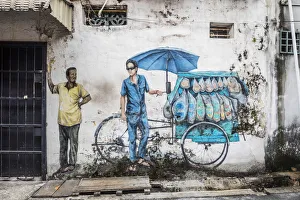 Street art, George Town, Penang Island, Malaysia Street art, George Town, Penang Island, Malaysia