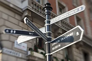 Street sign, Covent Garden, London, UK Street sign, Covent Garden, London, UK