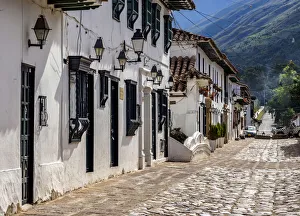 Street of Villa de Leyva, Boyaca Department, Colombia Street of Villa de Leyva, Boyaca Department, Colombia