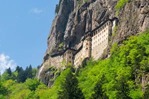 Sumela monastery inside the wall of the mountain. Trabzon, Macka district, Turkey Sumela monastery inside the wall of the mountain. Trabzon, Macka district, Turkey