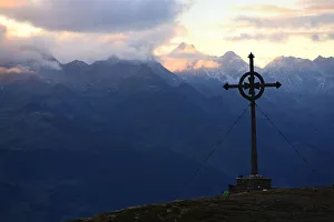 Summit Ederplan in the Deferegger group, Carnic Dolomites, Upper Lienz, Pusteria Summit Ederplan in the Deferegger group, Carnic Dolomites, Upper Lienz, Pusteria