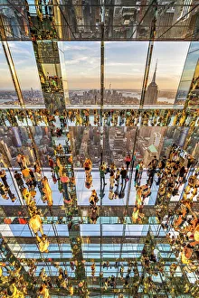 Summit One Vanderbilt Observation Deck Print at Sunset, Manhattan