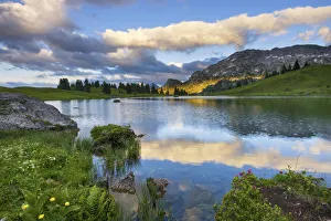 Switzerland, Berner Oberland, Lake Seeberg Switzerland, Berner Oberland, Lake Seeberg