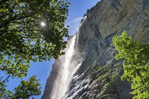 Switzerland, Berner Oberland, Staubbach waterfall Switzerland, Berner Oberland, Staubbach waterfall