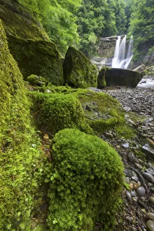 Switzerland, Canton Appenzell, Höchfall waterfall Switzerland, Canton Appenzell, Höchfall waterfall