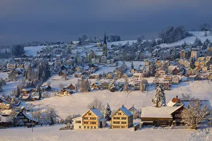 Switzerland, Canton Appenzell, Rehetobel village Switzerland, Canton Appenzell, Rehetobel village