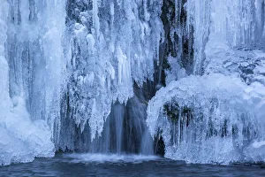 Switzerland, Canton Appenzell, Rossfall waterfall Switzerland, Canton Appenzell, Rossfall waterfall