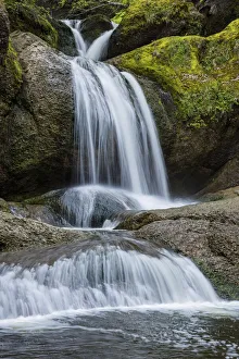 Switzerland, Canton Appenzell, Rotbach waterfall Switzerland, Canton Appenzell, Rotbach waterfall