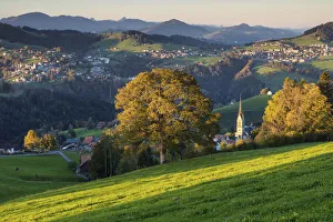 Switzerland, Canton Appenzell, view from Gupf Switzerland, Canton Appenzell, view from Gupf