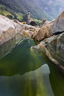 Switzerland, Ticino, Val Verzasca, Lavertezzo Switzerland, Ticino, Val Verzasca, Lavertezzo