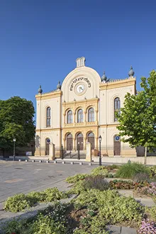 Eastern European Buildings Prints: Synagogue in Kossuth Square, Pecs, Southern Transdanubia, Hungary