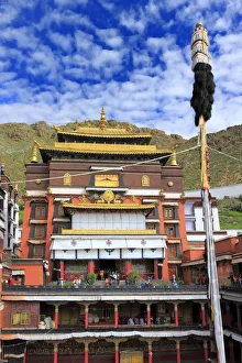 Tashilhunpo monastery, Shigatse, Tibet, China Tashilhunpo monastery, Shigatse, Tibet, China