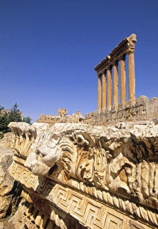Prints of Temple of Jupiter, Baalbek, Bekaa Valley, Lebanon Baalbek Prints: Temple of Jupiter Print, Baalbek Lebanon