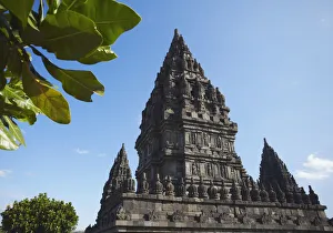 UNESCO World Heritage Site Indonesia Prints: Temple at Prambanan complex, Java, Indonesia