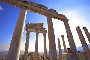 Temple of Trajan, Bergama (Pergamum), Turkey Temple of Trajan, Bergama (Pergamum), Turkey