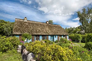 Thatched house, Warthe, Lieper Winkel, Usedom island, Mecklenburg-Western Pomerania Thatched house, Warthe, Lieper Winkel, Usedom island, Mecklenburg-Western Pomerania