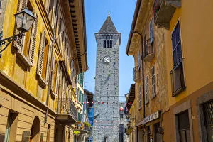 Torre del Comune (Town Hall Tower) Cannobio, Lake Maggiore, Piedmont, Italy Torre del Comune (Town Hall Tower) Cannobio, Lake Maggiore, Piedmont, Italy