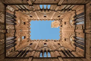 Tower of Mangia in Siena, Siena, Toscana, Italy Tower of Mangia in Siena, Siena, Toscana, Italy