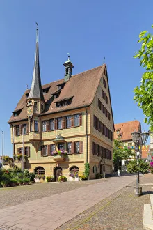 Town hall, Bietigheim-Bissingen, German Timber-Frame Road, Baden-Wurttemberg, Germany Town hall, Bietigheim-Bissingen, German Timber-Frame Road, Baden-Wurttemberg, Germany