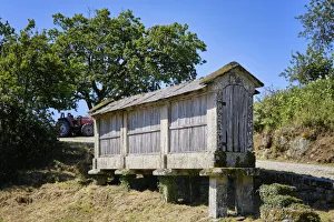 A traditional granary (espigueiro) at Bobal, serra do Alvao. Tras os Montes, Portugal A traditional granary (espigueiro) at Bobal, serra do Alvao. Tras os Montes, Portugal