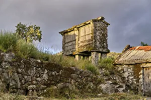 Traditional Espigueiro Print, Bobal, Portugal