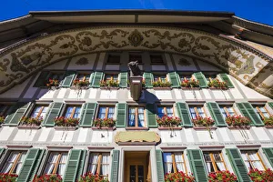 Traditional hotel, Emmental Valley, Berner Oberland, Switzerland Traditional hotel, Emmental Valley, Berner Oberland, Switzerland