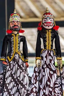 Traditional Indonesian Wayang Golek puppets, Kraton palace, Yogyakarta, Java, Indonesia Traditional Indonesian Wayang Golek puppets, Kraton palace, Yogyakarta, Java, Indonesia