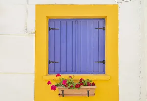 Traditional local window architecture in Larnaca, Cyprus Traditional local window architecture in Larnaca, Cyprus