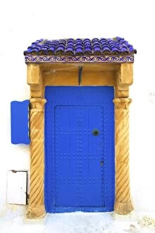 Rabat Collection: Traditional Moroccan Decorative Door, Rabat, Morocco, North Africa